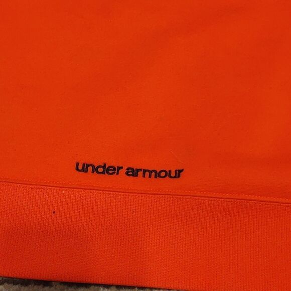Under Armour ColdGear Hoodie fleece lined  Size S hunter orange - Picture 7 of 9